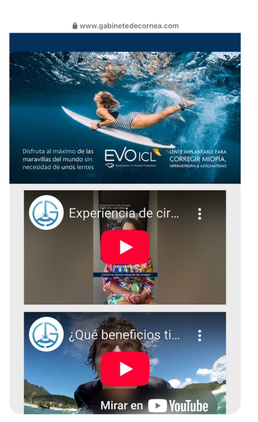 Videos de la campaña