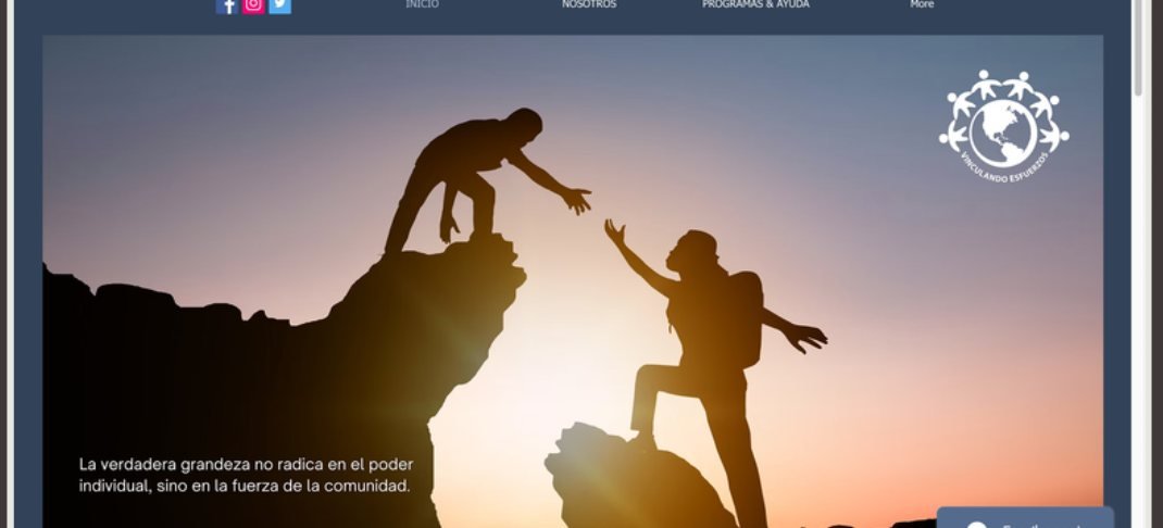Sitio web de Vinculando Esfuerzos